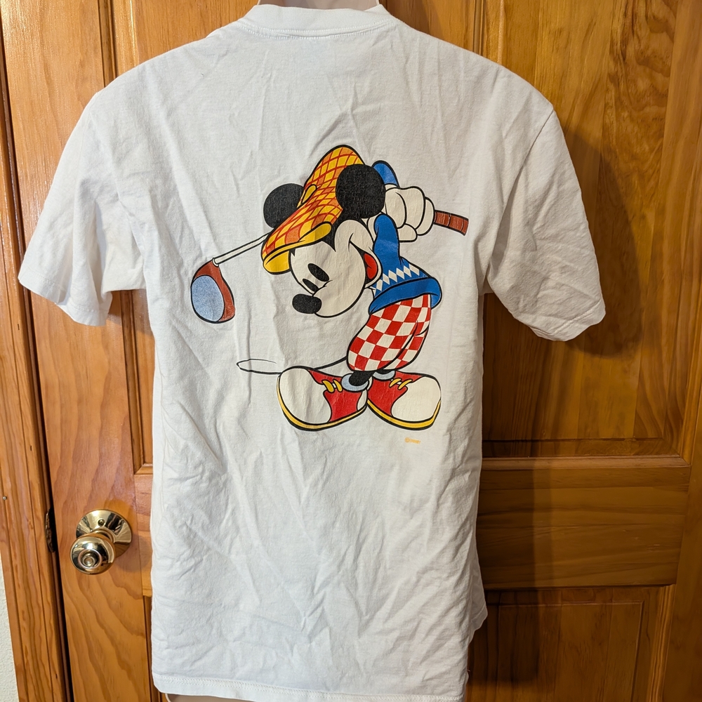 RARE* VINTAGE* Disney Mickey Mouse Golf Tee - White